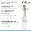 KRAUS Boden Kitchen Soap and Lotion Dispenser in Brushed Brass,