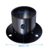 8 Packs Stainless Steel Wall Mount Pipe Bracket Pole Sockets