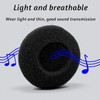 VBQFDPH 20 Pack Ear Cushion Foam Replacement Covers, 55MM, Black,