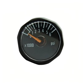 1 inch Pressure Gauge Mini Micro Manometre for Paintball (6000psi)