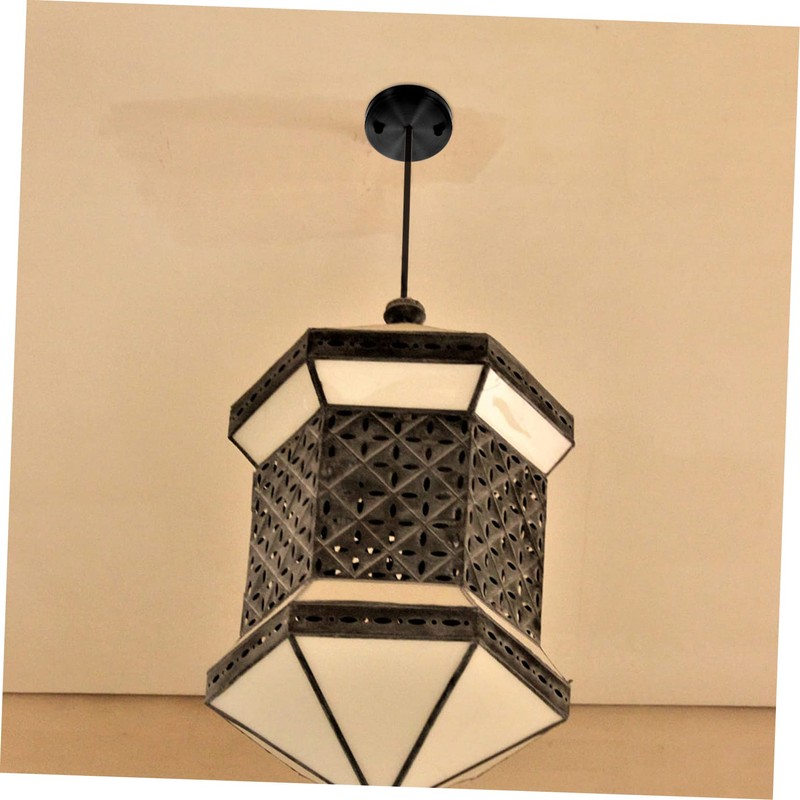 Yardenfun Sturdy Ceiling Light Canopy Plate Practical Pendant Light Base