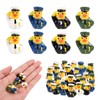 40pcs Mini Veteran Tribute Ducks, Resin Miniature Military Soldier Ducks