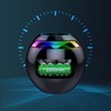 Round Ball Speaker Clock Dynamic Speaker Alarm Clock Intelligent Clock