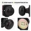 Goldenwarm Oil Rubbed Bronze Dummy Door Knobs, Single Side Bronze