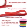 30Pcs Puppy Whelping Collars, Newborn Pet Collars, Adjustable Identification Collar,