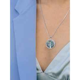 SmileBelle Gifts for Grandma Necklace Tree of Life Necklace as Christmas Gifts for Nana from Grandkids, Generations Necklace for Grandma Birthday Gifts from Granddaughter, NaNa Gifts Ideas for Grammy