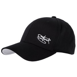 2Stoned, Flexfit baseball cap with embroidery, baseball cap for women, men and children (Flexfit Cap Classic) - black Plain, size: xs-s