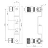 OMOTOOL Concealed Shower Faucet Wall Bracket Positioner Connector 15mmx1/2'' for