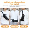 Esoes Bum Bag Belt Bag Belt with Bottle Holder, black