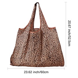 BEEFLYING Pack of 3 Foldable Environmentally Friendly Nylon Shopping Bags Reusable Waterproof Shopping Bags Anchor Pattern Bags with Bag and Bag Handle (52.5 x 60 x 0.15 cm), Style 14