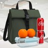 Insulated Lunch Bag for Men/Women/Kids, Roll top Reusable Lunch Box