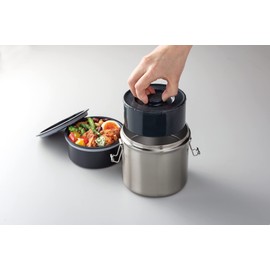 Skater STLB2DXAG-A Insulated Vacuum Stainless Steel Rice Bowl Lunch Box, DX 21.4 fl oz (640 ml), Ultra Lightweight, Antibacterial, Basic