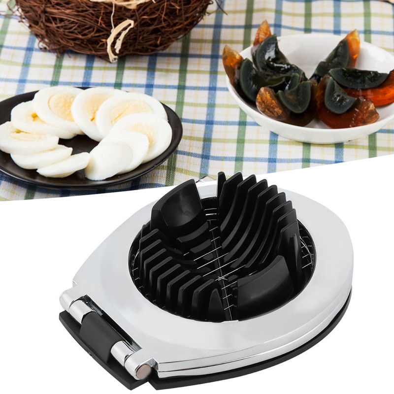 Multifunctional Egg Cutter Section Cutting Splitter Stainless Steel Wire Cooking