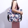 ESVAN Original Floral Waterproof Large Tote Bag for Gym Beach