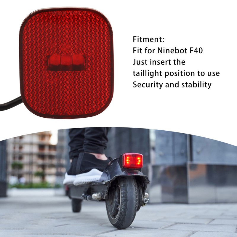 Electric Scooter Tail Light Universal Accessory Replacement Electronic Scooter Light