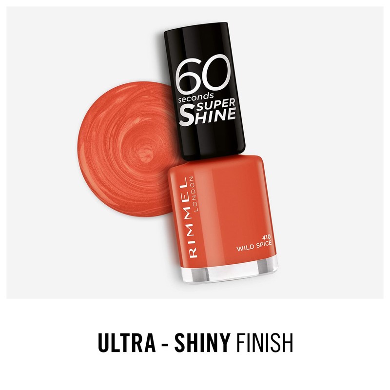Rimmel 60 Seconds Super Shine Nail Lacquer - 410 Wild
