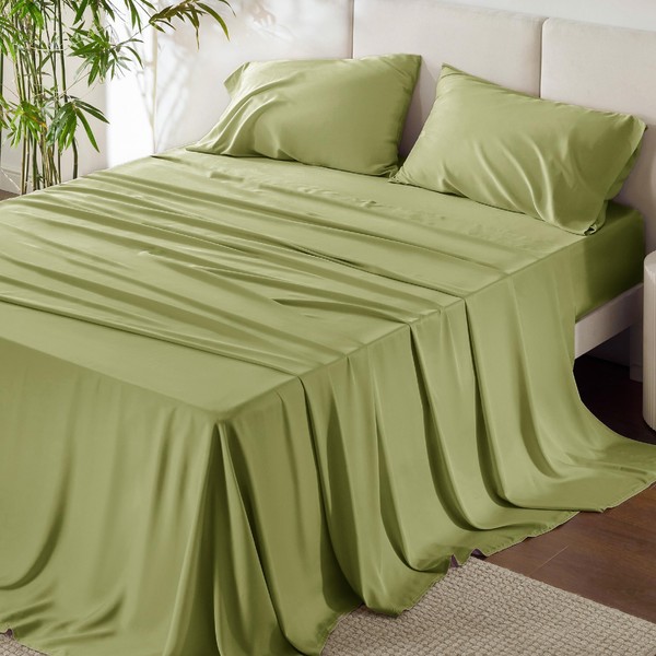 Bedsure Full Size Bed Sheets, Cooling Sheets for Full Size,