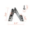 2 Pcs Garage Door Adjustable Top Bracket Garage Door Roller/Hinge