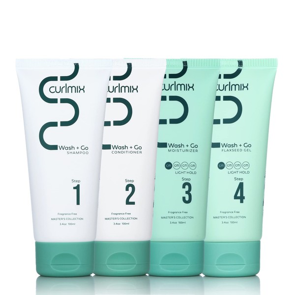 CurlMix Wash & Go System - Travel Size Sample Curly