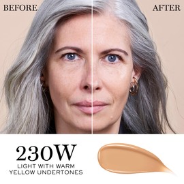 Lancôme Teint Idole Ultra Wear Care & Glow Serum Foundation with SPF - Medium Buildable Coverage & Natural Glow Finish - Up To 24H Wear - 230W