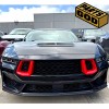 Parts God 2024+ Mustang GT Red Front Grill Vent Inserts