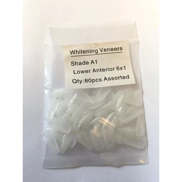 Crexident Dental Ultra-Thin Whitening Veneers Resin Teeth Lower Anterior Shade