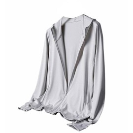 Men's UV Protection Hoodie, Long Sleeve, Cool to the Touch, Rash Guard, Sunscreen, Sweat Absorbent, Quick Drying, Shari, Thin, Outerwear, Summer, UV Protection, Breathable, Outdoors, Fishing, Mountain