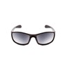 Coyote Eyewear FP-05 Floating Polarized Sunglasses, Black Frame, Gray Lens