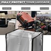 3 Pieces Clear PVC Suitcase Covers for Luggage, Waterproof Anti-scratch