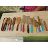 Mad Hungry® 16-PIECE ACACIA WOOD SPURTLE SET - SILICONE HANDLES