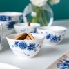 NARUMI 97154-23355 Milano Blue Plum Blossom Chintz Pattern Dinnerware Set,