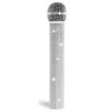 QIHPUSIEN Fake Microphone Prop Plastic Play Microphone Sparkly Glitter Bling