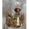 Murano NWT Murano Confetti Mosaic Glass Cup Yellow Splatter Spots