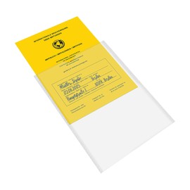 mtb more energy® 3 x Vaccination Certificate Cover for Vaccination Card Vaccination Book (Newer Designs, Size 13 x 9.3 cm, Issued Date from Approx. 2005) – Transparent Matte – Vaccination Certificate