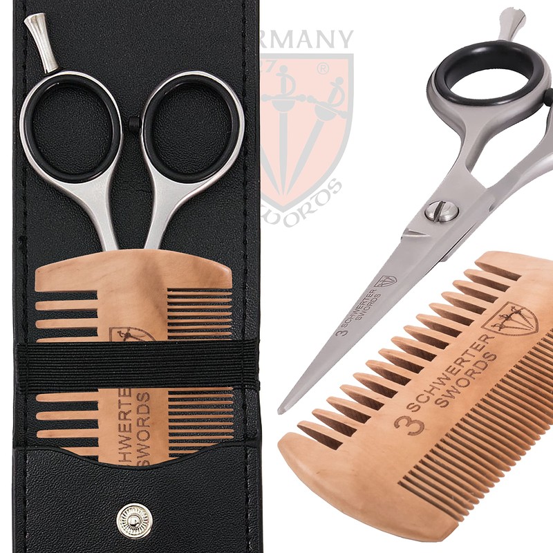 3 Swords Germany – professional BEARD MUSTACHE HAIR SCISSORS with