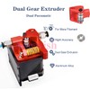 Newwish Ender 3 Dual Gear Extruder,Dual Drive Metal Extruder for