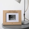 Wooden Engraved Grandparents Photo Frame - Baby scan Picture Frame