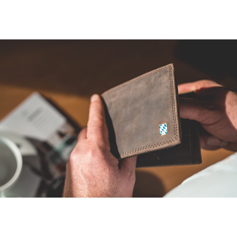 Hodalump Genuine Leather Men's Wallet in Gift Box with RFID