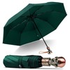 Lejorain Men's Black Skull Umbrella - Cool Luxury Auto Open