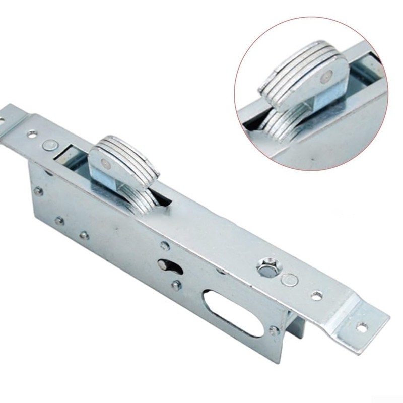 Sliding Door Hook Lock, Zinc Alloy Invisible Security Lock With