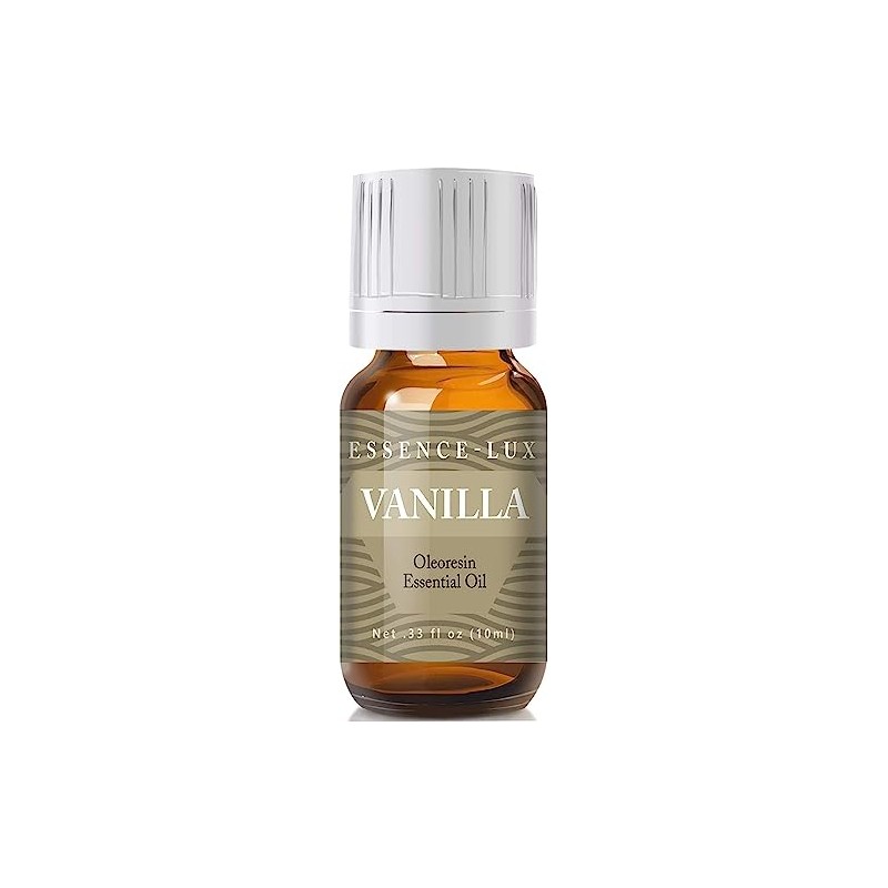 Essence-Lux 10ml Oils - Vanilla Essential Oil - 0.33 Fluid