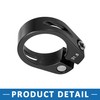 A ABSOPRO Bicycle Seat Clamp Seat Post Clip Black 31.8mm