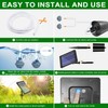 Solar Pond Aerator with Air Pump, 3 Modes(18H/36H/72H) Solar Aerator
