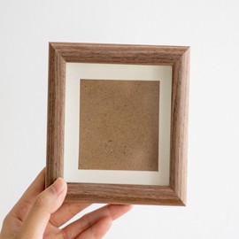 4x4 Shadow Box Picture Frame, Picture Frames Made of Solid Wood to Hang Memory Box Sports Memorabilia, Pins, Awards, Medals, Wedding, Tickets and Photos(Walnut)