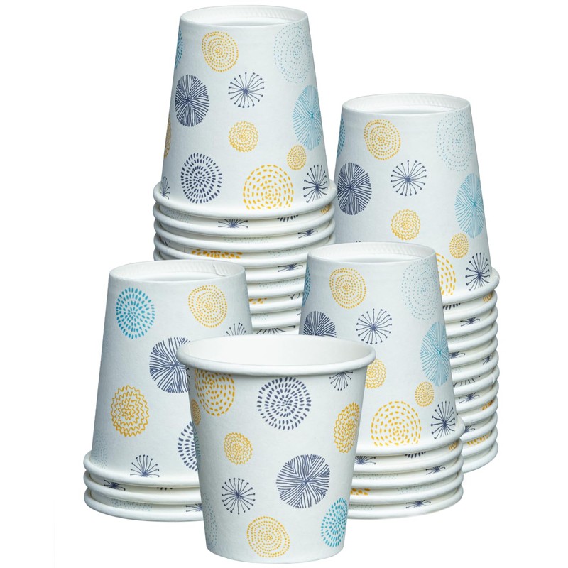 GUSTO [3 oz. - 100 Count Small Paper Cups, Disposable