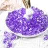 VGOODALL 150PCS Fake Ice Rocks, Purple Acrylic Crushed Ice Rocks