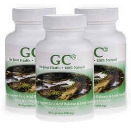 3 Pack GC Goutcare Uric Acid Control and Joint Health Supplement 270 Capsules- for Adults …