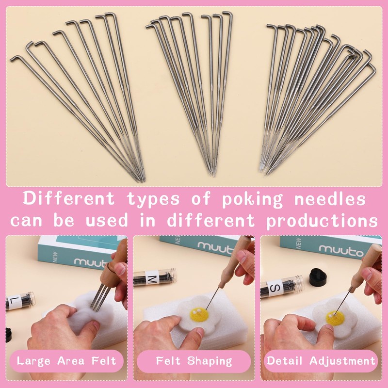 Complete Wool Felting Tools, Needle Felting Kit, Needle Felting Tools
