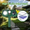 2 Pack Ultrasonic Solar Animal Repellent Cat Deterrent Outdoor,Deer Repellent