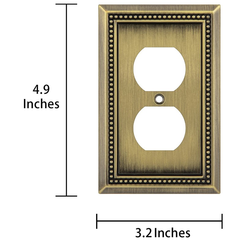 Henne Bery Sunken Pearls Heavy Duty Decorative Wall Plate Switch
